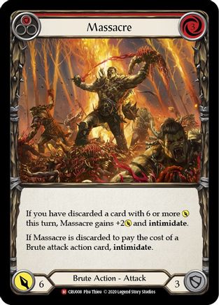 Massacre (CRU008) - Crucible of War Unlimited Edition