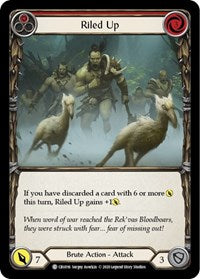Riled Up (Red) Rainbow Foil 1st Ed