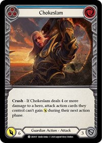 Chokeslam (Blue) Rainbow Foil 1st Ed