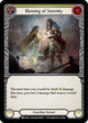 Blessing of Serenity (Yellow) (CRU042)  Unlimited Edition Rainbow Foil