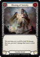 Blessing of Serenity (Blue) (CRU043)  Unlimited Edition Rainbow Foil
