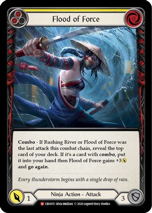 Flood of Force (CRU055) - Crucible of War Unlimited Edition