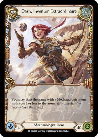 Dash, Inventor Extraordinaire (CRU098) - Crucible of War 1st Edition