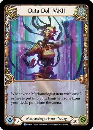 Data Doll MKII (CRU099) - Crucible of War Unlimited Edition Rainbow Foil