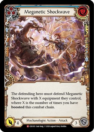 Meganetic Shockwave (CRU103) - Crucible of War Unlimited Edition