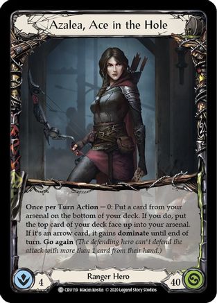 Azalea, Ace in the Hole (CRU119) - Crucible of War Unlimited Edition