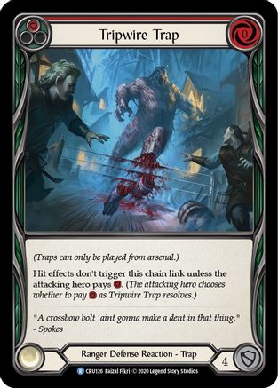 Tripwire Trap (CRU126) - Crucible of War Unlimited Edition Rainbow Foil