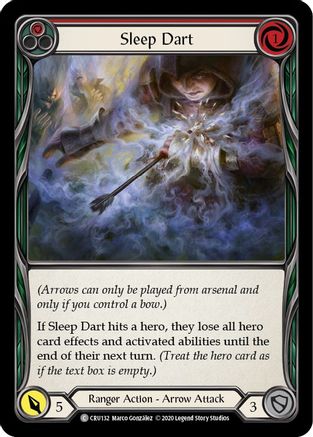 Sleep Dart (Red) (CRU132) - Crucible of War 1st Edition Rainbow Foil