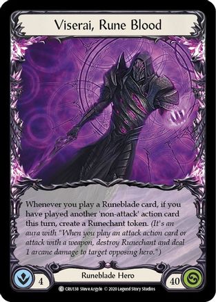 Viserai, Rune Blood (CRU138) - Crucible of War Unlimited Edition