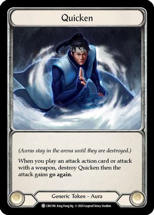 Quicken (CRU196) - Crucible of War 1st Edition Rainbow Foil