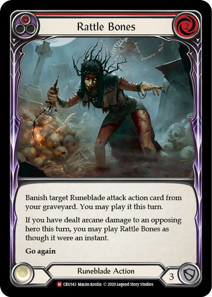 Rattle Bones (CRU143)  Unlimited Edition