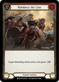 Reinforce the Line (Red) Rainbow Foil 1st Ed