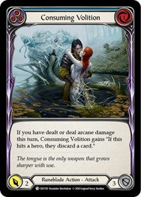 Consuming Volition (Blue) Rainbow Foil 1st Ed