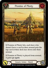 Promise of Plenty (Red) Rainbow Foil 1st Ed