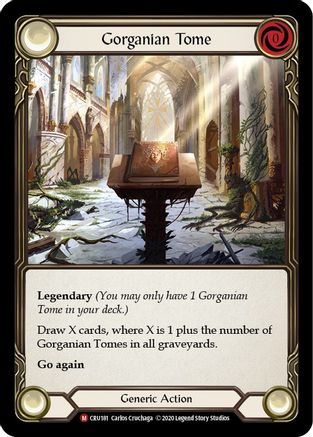 Gorganian Tome (CRU181) - Crucible of War Unlimited Edition