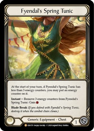 Fyendal's Spring Tunic (CRU178) - Crucible of War Unlimited Edition