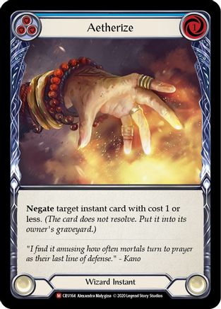 Aetherize (CRU164) - Crucible of War Unlimited Edition Rainbow Foil
