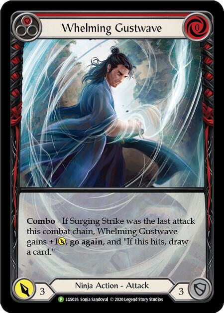Whelming Gustwave (Red) Rainbow Foil Promo