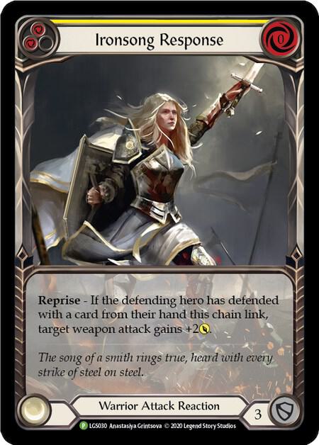 Ironsong Response (Yellow) Rainbow Foil Promo