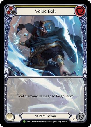 Voltic Bolt (Yellow) - LGS042 (LGS042) - Flesh and Blood: Promo Cards