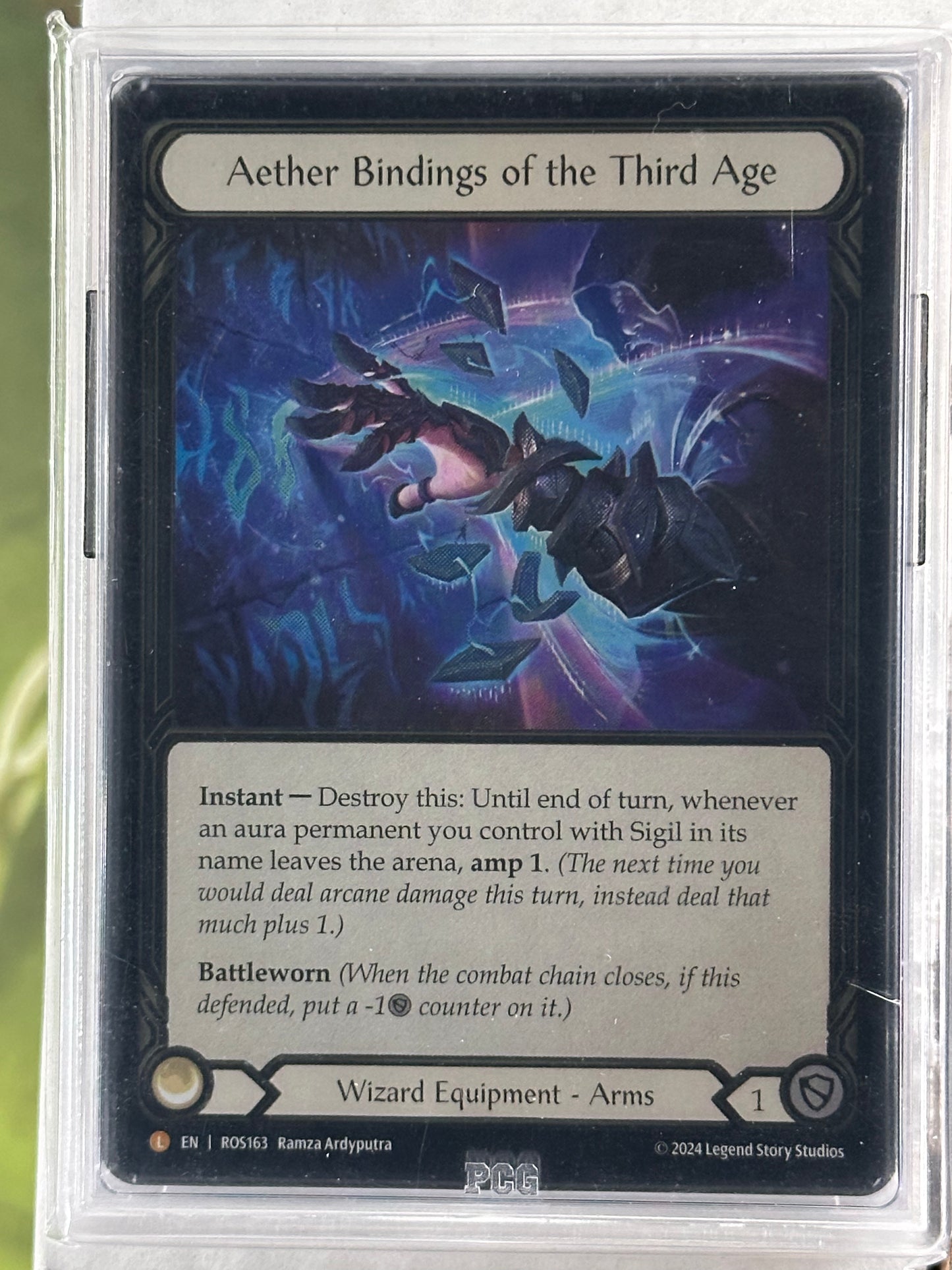 Aether Bindings of the Third Age CF 9 Graded Player Slab