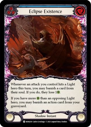 Eclipse Existence (MON218) - Monarch 1st Edition Rainbow Foil