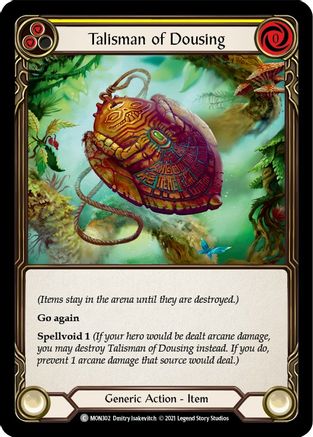 Talisman of Dousing (MON302) - Monarch 1st Edition