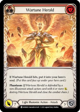 Wartune Herald (Red) (MON026) - Monarch Unlimited Edition