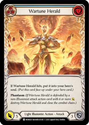 Wartune Herald (Blue) (MON028) - Monarch 1st Edition