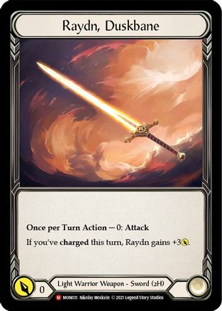 Raydn, Duskbane (MON031) - Monarch 1st Edition
