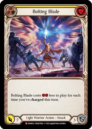 Bolting Blade (MON032) - Monarch 1st Edition Rainbow Foil