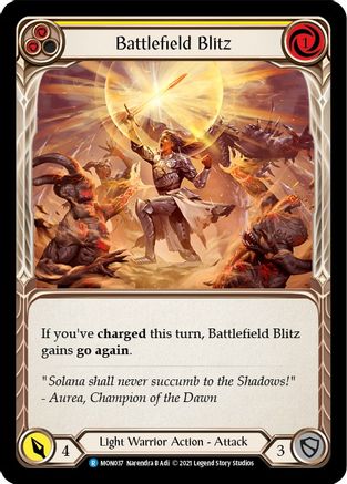 Battlefield Blitz (Yellow) (MON037) - Monarch Unlimited Edition
