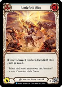 Battlefield Blitz (Blue) Rainbow Foil 1st Ed