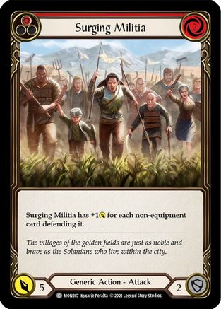 Surging Militia (Red) (MON287) - Monarch 1st Edition