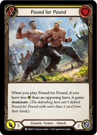 Pound for Pound (Yellow) Rainbow Foil 1st Ed