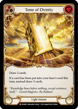 Tome of Divinity (MON065) - Monarch 1st Edition