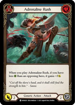 Adrenaline Rush (Blue) (MON265) - Monarch Unlimited Edition