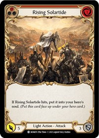 Rising Solartide (Red) Rainbow Foil 1st Ed