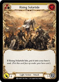 Rising Solartide (Yellow) Rainbow Foil 1st Ed