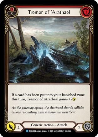 Tremor of iArathael (Red) (MON254) - Monarch 1st Edition