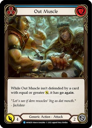 Out Muscle (Blue) (MON250) - Monarch 1st Edition