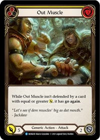 Out Muscle (Yellow) Rainbow Foil 1st Ed