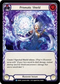 Prismatic Shield (Red) Rainbow Foil 1st Ed