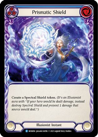 Prismatic Shield (Blue) (MON094) - Monarch Unlimited Edition
