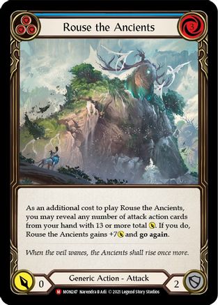 Rouse the Ancients (MON247) - Monarch 1st Edition Rainbow Foil