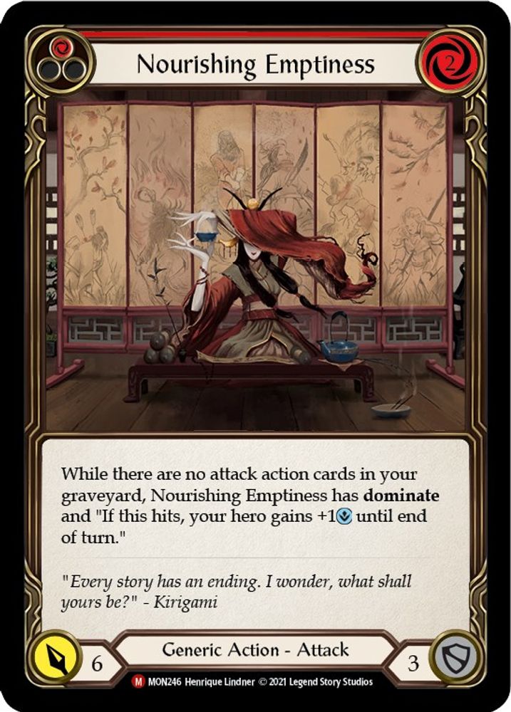 Nourishing Emptiness (MON246)  Unlimited Edition Rainbow Foil