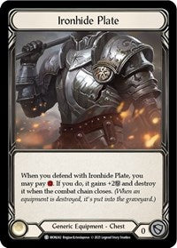 Ironhide Plate Cold Foil 1st Ed