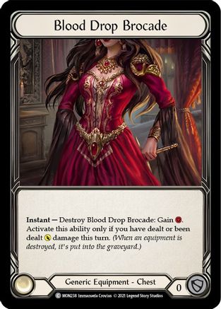 Blood Drop Brocade (MON238) - Monarch Unlimited Edition