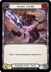 Arcanic Crackle (Yellow) Rainbow Foil Unlim