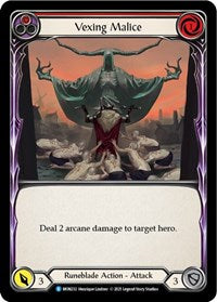 Vexing Malice (Red) Rainbow Foil 1st Ed